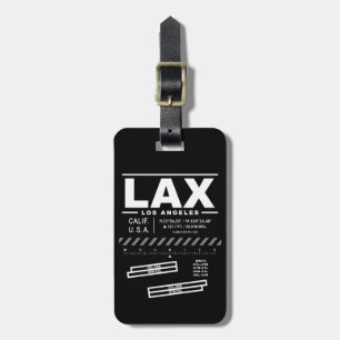 Los Angeles Internationell flygplats LAX Luggage T Bagagebricka