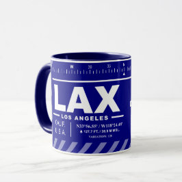 Los Angeles Internationell flygplats LAX Mugg