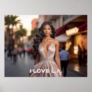 LOS ANGELES - JAG ÄLSKAR LA POSTER
