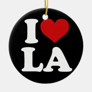 Los Angeles Julgransprydnad Keramik