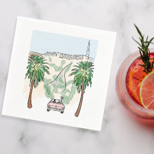Los Angeles Just Married drinken Pappersservett