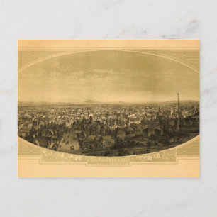 Los Angeles, Kalifornien (1888) Vykort
