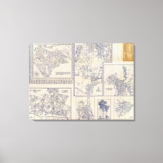 Los Angeles, Kalifornien 2 Canvastryck (Framsida)