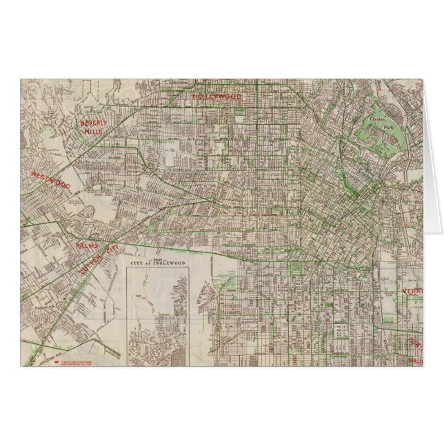 Los Angeles, Kalifornien 2 Hälsningskort (Framsidan Horizontal)