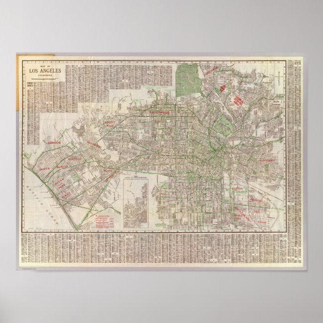 Los Angeles, Kalifornien 2 Poster (Framsidan)