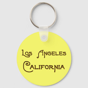 Los Angeles Kalifornien art déco Keychain Nyckelring