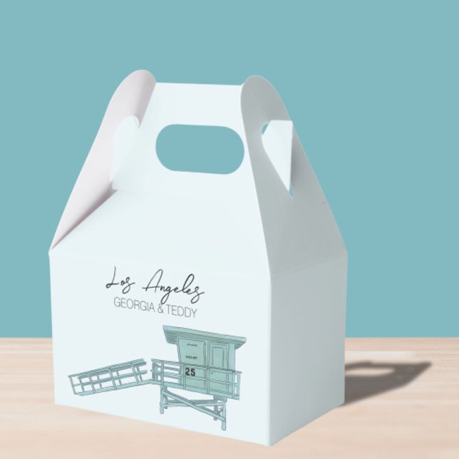 Los Angeles, Kalifornien Bröllop välkomstpåse Presentaskar (Skapare uppladdad)