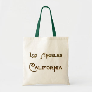 Los Angeles Kalifornien Deco logotypkanfas hänger Tygkasse