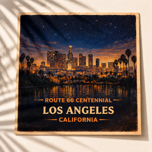 Los Angeles Kalifornien Hundraårsjubileum Poster