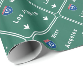 Los Angeles Kalifornien Interstate Presentpapper