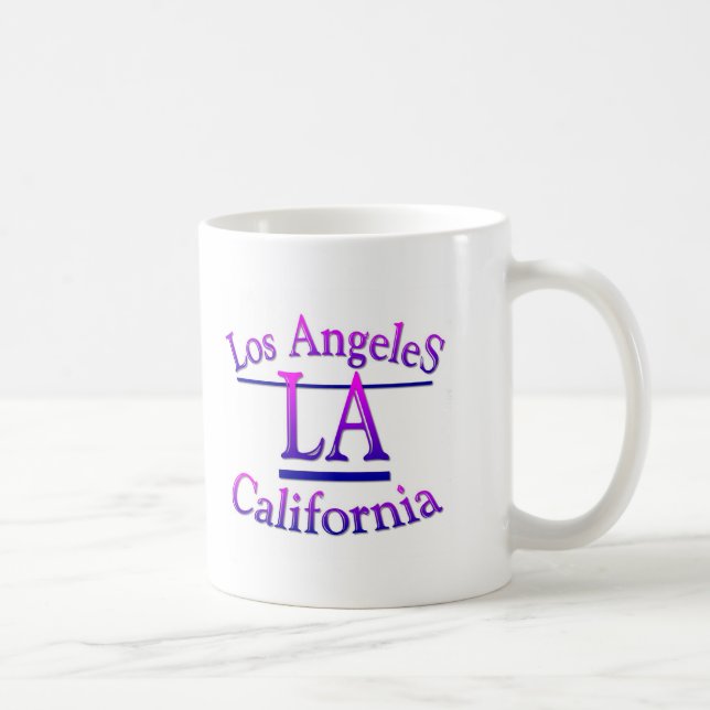 Los Angeles Kalifornien Kaffemugg (Höger)