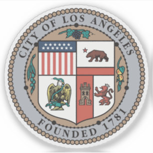 Los Angeles, Kalifornien Klistermärken