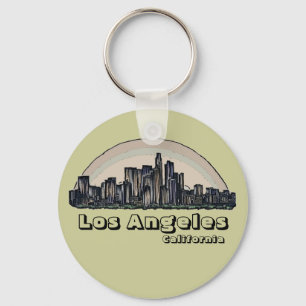 Los Angeles Kalifornien konstnärlig Nyckelring