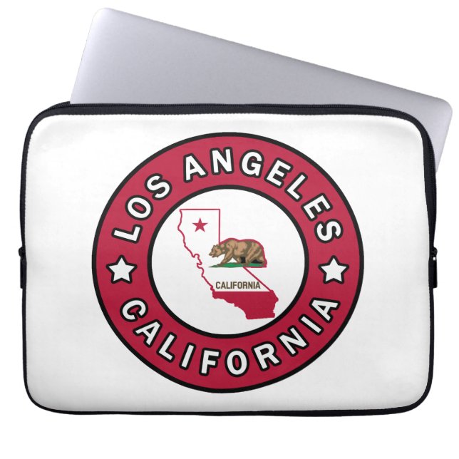 Los Angeles Kalifornien Laptop Sleeve (Framsidan)