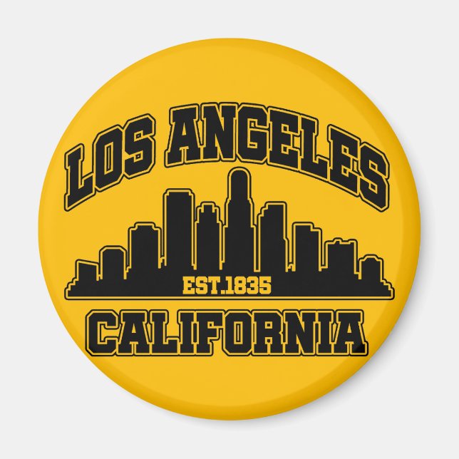Los Angeles,Kalifornien Magnet (Framsidan)