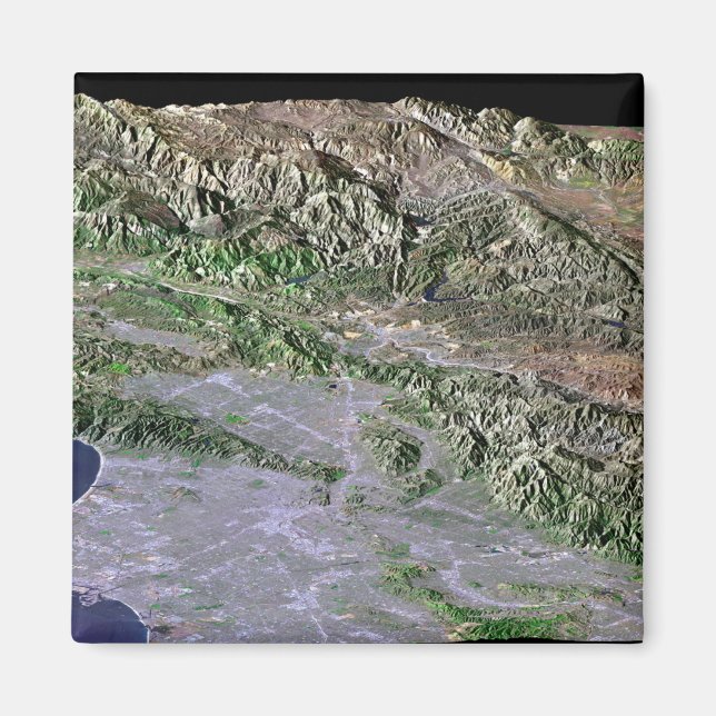 Los Angeles, Kalifornien Magnet (Framsidan)