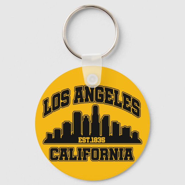 Los Angeles,Kalifornien Nyckelring (Framsida)