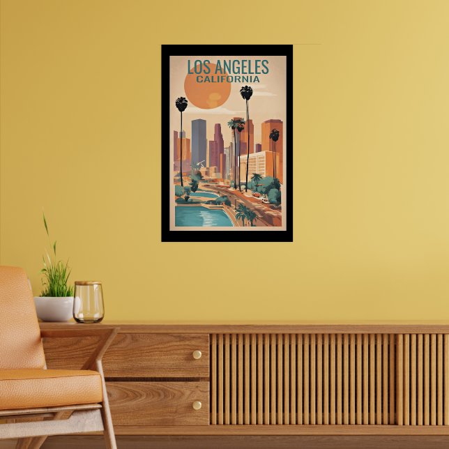 Los Angeles, Kalifornien Poster (Vardagsrum 2)