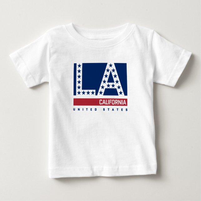 Los Angeles Kalifornien | röd, vit- & Tee (Framsida)