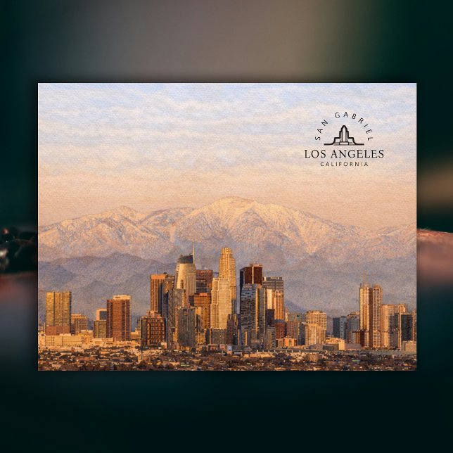 Los Angeles Kalifornien San Gabriel | Elegant Vykort (Los Angeles California San Gabriel | Elegant Postcard)