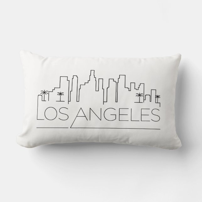 Los Angeles, Kalifornien Skyline Lumbarkudde (Framsida)