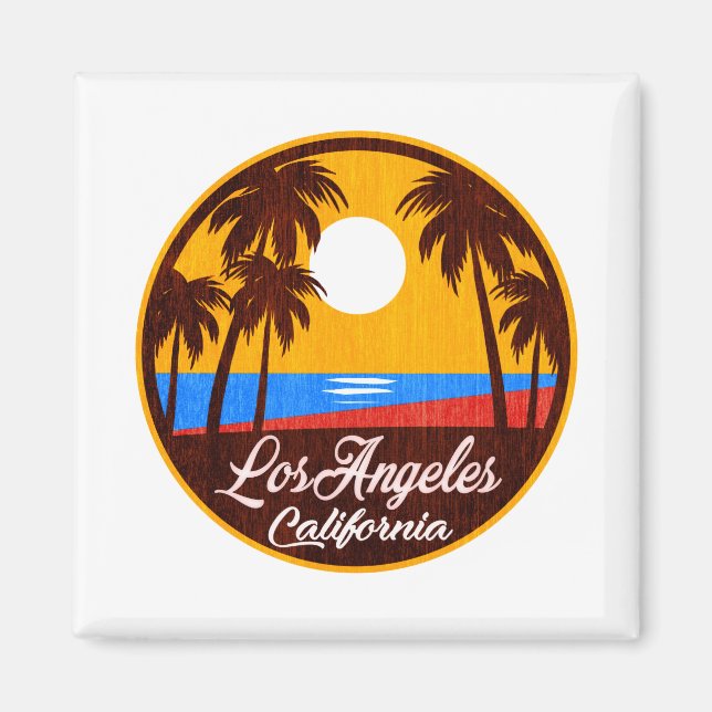 Los Angeles, Kalifornien, Souvenir Magnet (Framsidan)