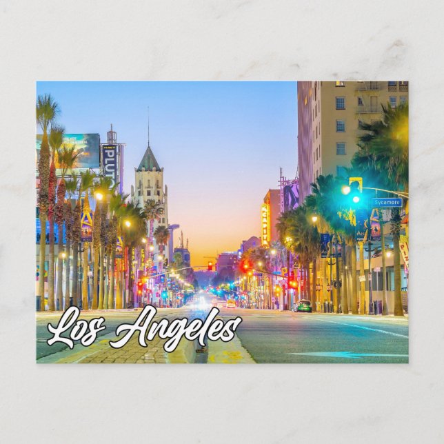 Los Angeles, Kalifornien, Stater Vykort (Framsida)