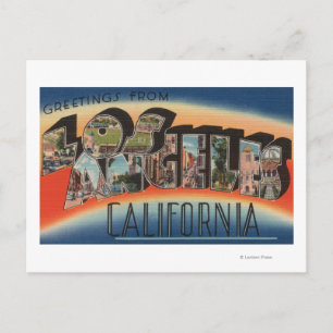 Los Angeles, Kalifornien Stora Bokstavsscener 2 Vykort