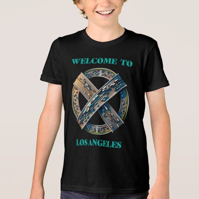 Los Angeles Kalifornien T Shirt (Framsida)