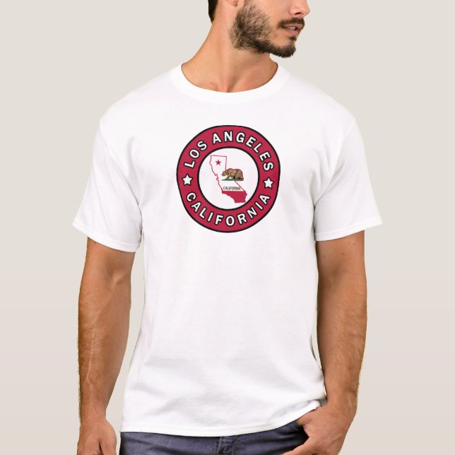 Los Angeles Kalifornien T Shirt (Framsida)