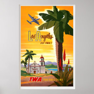Los Angeles Kalifornien USA Amerika Förenta Stater Poster