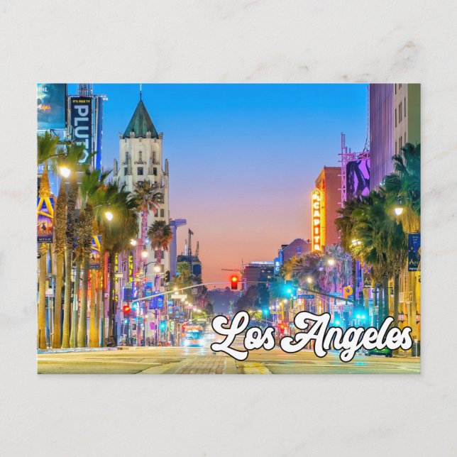 Los Angeles, Kalifornien, USA Vykort (Framsida)
