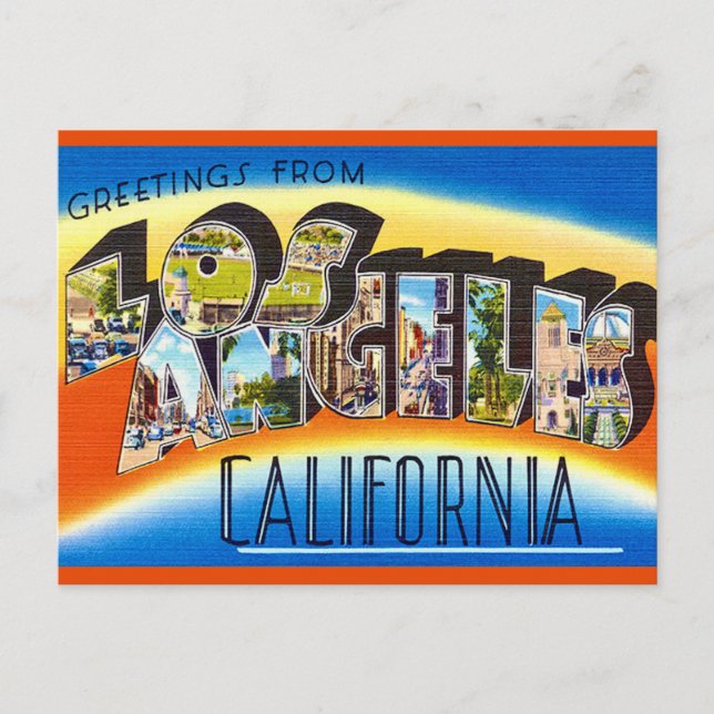Los Angeles Kalifornien Vykort (Framsida)
