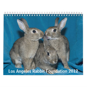 Los Angeles kaninfundament - 2012 Kalender
