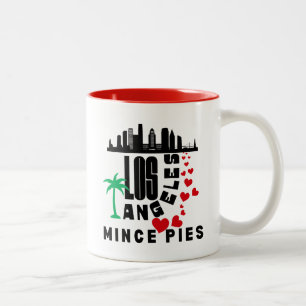 Los Angeles Kärlek Mince Paj Cityscape Två-Tonad Mugg