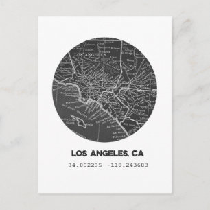 Los Angeles Karta Vykort