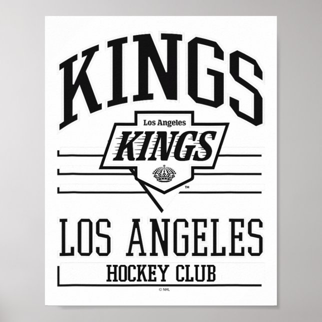 Los Angeles Kings Hockey Club Gray Officially Lice Poster (Framsidan)