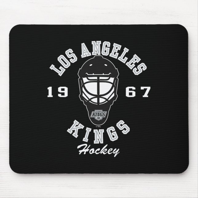 Los Angeles Kings Hockey Mask Dark Heather License Musmatta (Framsidan)