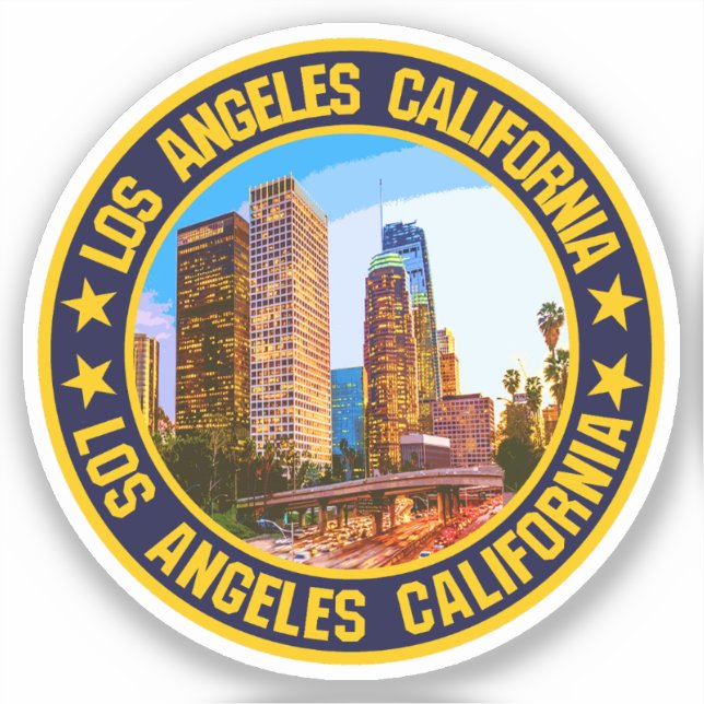 Los Angeles Klistermärken (Framsida)