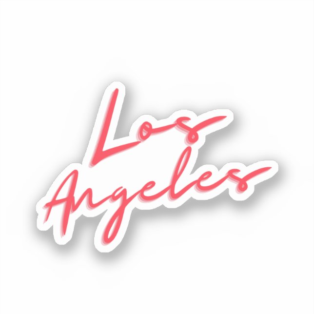 Los Angeles Klistermärken (Framsida)