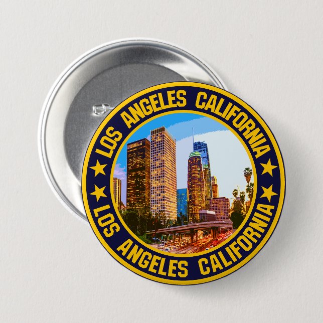 Los Angeles Knapp (Framsida & baksida)