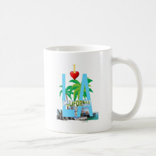 los angeles l a california city usa america kaffemugg