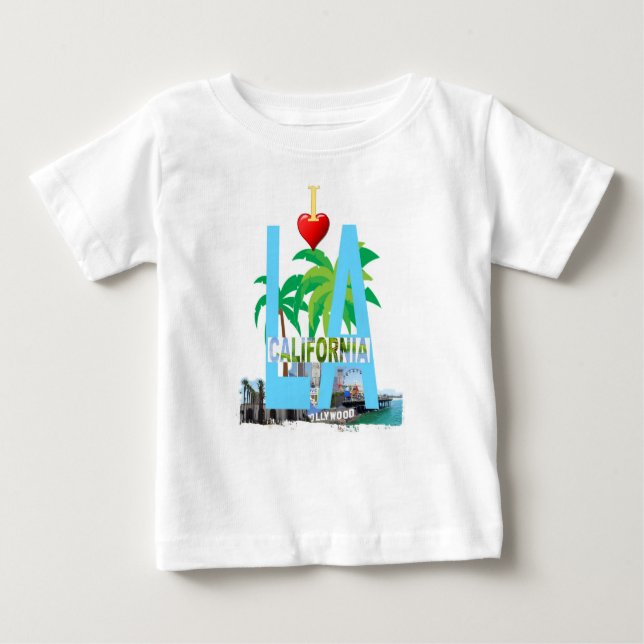 los angeles l a california city usa america tee (Framsida)