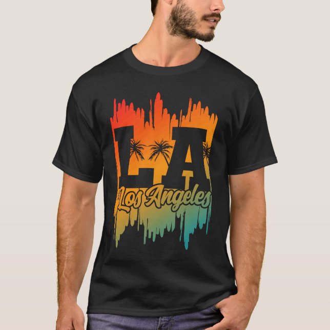Los Angeles LA California   12 T Shirt (Framsida)