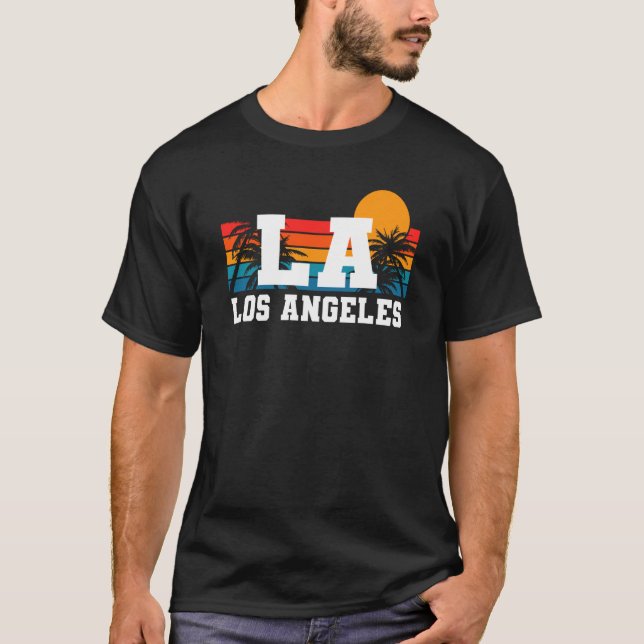 Los Angeles LA California  13 T Shirt (Framsida)