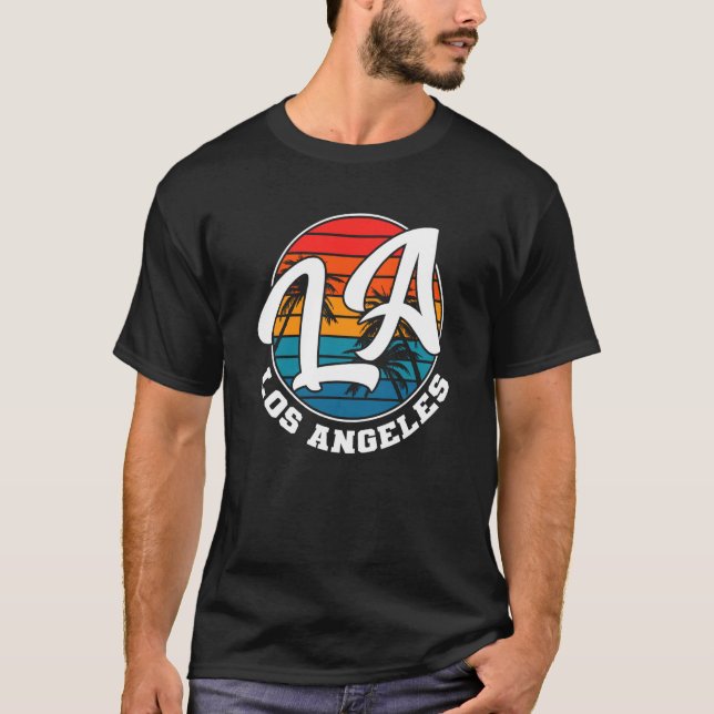 Los Angeles LA California 17 T Shirt (Framsida)