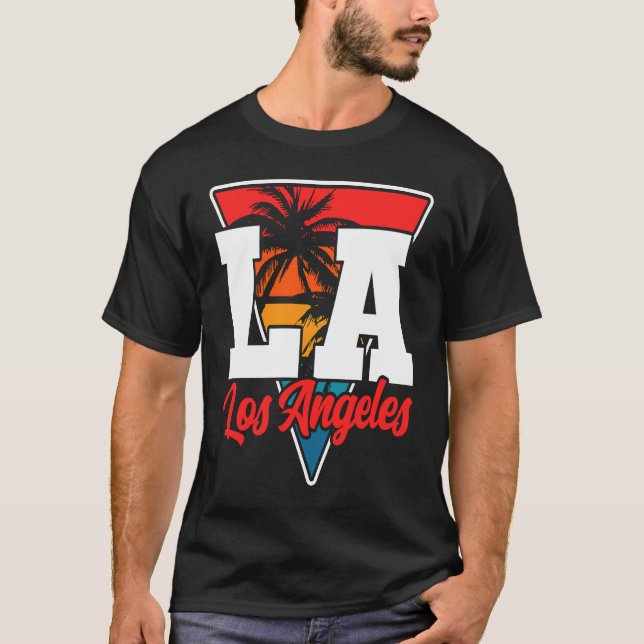 Los Angeles LA California   17 T Shirt (Framsida)