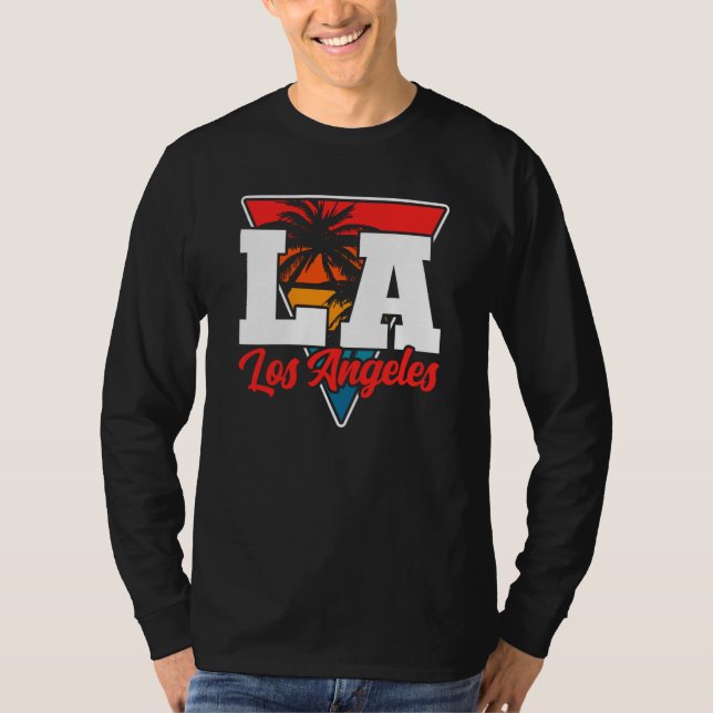 Los Angeles LA California  18 T Shirt (Framsida)