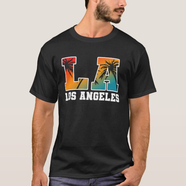 Los Angeles LA California   20 T Shirt (Framsida)