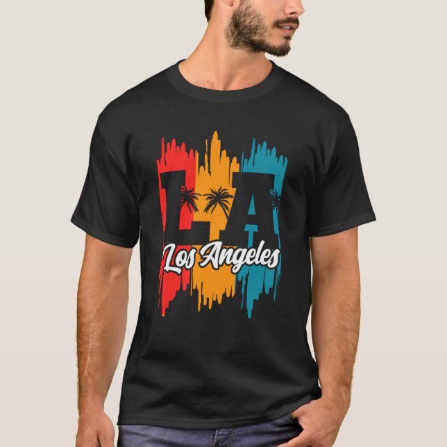 Los Angeles LA California  23 T Shirt (Framsida)